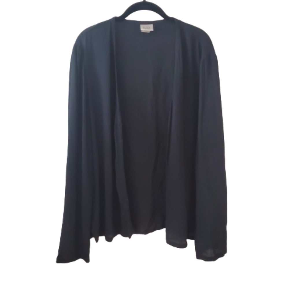 Eileen Fisher Black Long Sleeve Cardigan